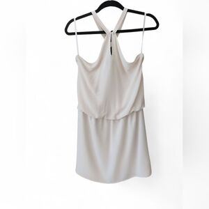 Naked Zebra Cream Colored Keyhole Strapless Dress Size XL